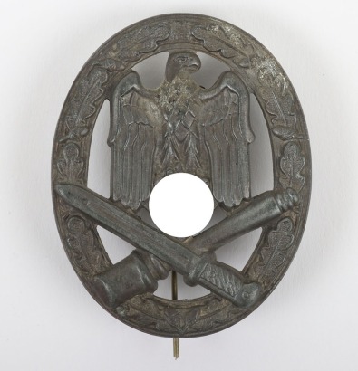 German Army / Waffen-SS General Assault Badge by Rudolf Souval, Vienna