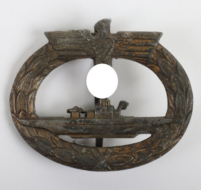 WW2 German Kriegsmarine U-Boat War Badge by Rudolf Souval, Vienna