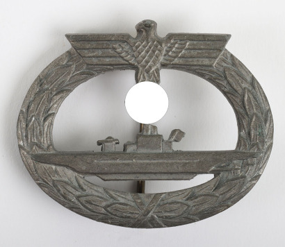 WW2 German Kriegsmarine U-Boat War Badge by Friedrich Orth &ldquo;FO&rdquo;