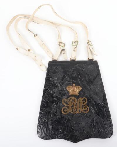 Regimentally Important Shropshire Yeomanry Cavalry Undress Sabretache Attributed to Hon Colonel George Ralph Charles Ormsby-Gore, 3rd Baron Harlech KCB TD DL, Commanding Officer of the Regiment 1902-1907