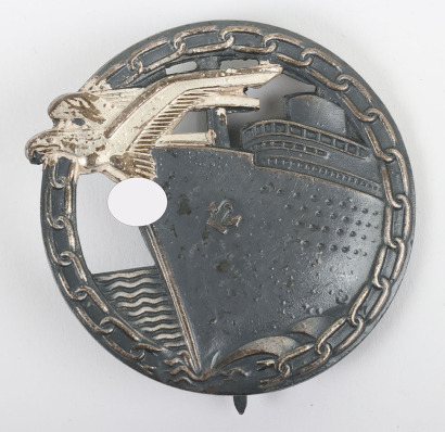 WW2 German Kriegsmarine Blockade Runner Badge by Schwerin, Berlin