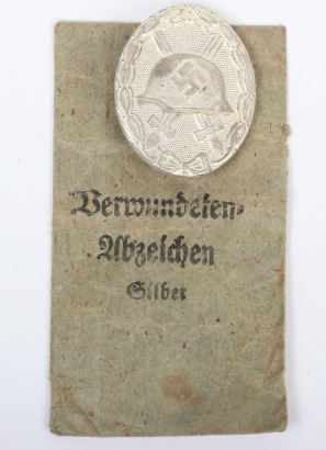 WW2 German Wound Badge in Silver by Wachtler & Lange, Mittweida