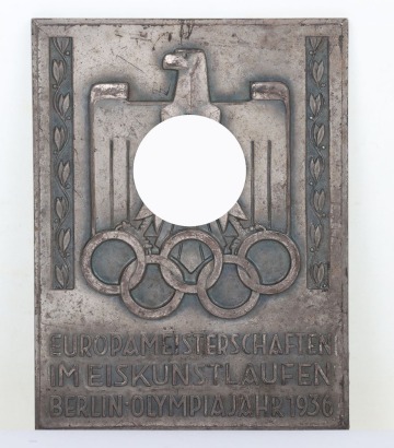 Third Reich DRL / NSRL 1936 Olympia Sports Non Portable Plaque