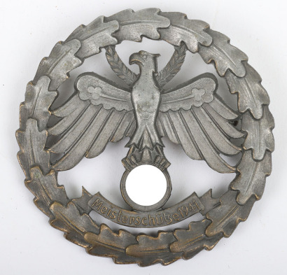 Third Reich Tirol Shooting Badge &ldquo;Meistersch&uuml;tze 1941&rdquo; by Carl Poellath, Schrobenhausen