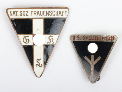 Third Reich Female Organisation Frauenschaft Membership Badges