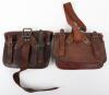 Scarce Pair of 1914 Leather Ammunition Pouches - 2