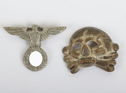 Early Third Reich SS (Schutzstaffel) Kepi Insignia Set,