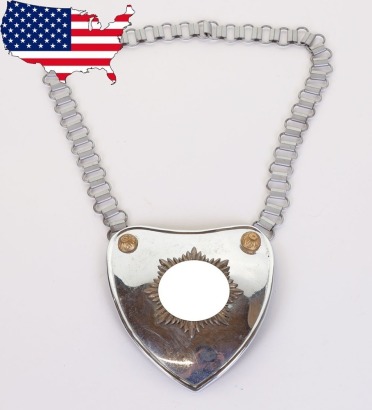 Third Reich 2nd Model Reichsluftschutzbund (R.L.B) Standard Bearers Gorget,