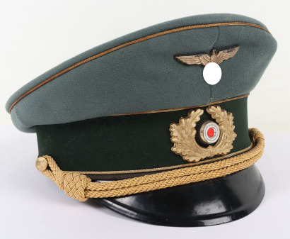 WW2 German Army Generals Peaked Cap by Erel