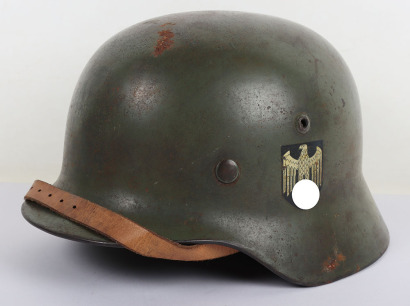 WW2 German Army M-35 Steel Combat Helmet