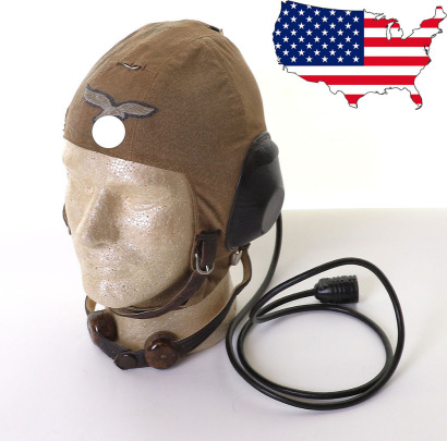 WW2 German Luftwaffe Summer Pattern Flying Helmet