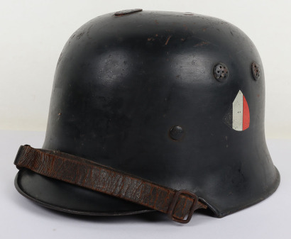 Early Third Reich Fire Police Helmet