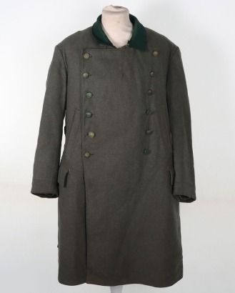 WW2 German Forestry Great Coat Fur Lined
