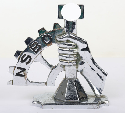 Third Reich Chromed NSBO Organisation Table / Desk Stand