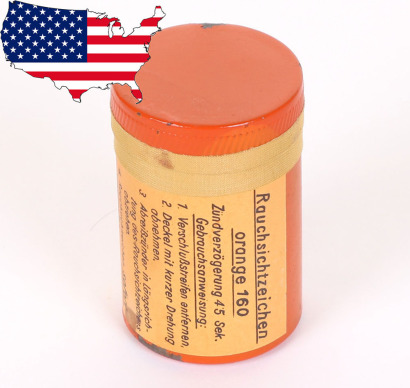 Scarce Luftwaffe Aircrew Survival Kit Smoke Signal Can