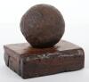 English Civil War Relief of Newark 1644 Iron Cannon Ball - 6