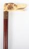 Fine Carved Walking Stick with Lord Nelson Interest - 2