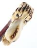 Fine Carved Walking Stick with Lord Nelson Interest - 3