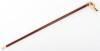Fine Carved Walking Stick with Lord Nelson Interest - 7