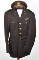 WW2 American USAAF Pilots Tunic and Peaked Cap