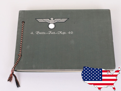 WW2 German Artillery Regiment 46 Photograph Album