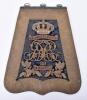 Rare George IV Officers Full Dress Sabretache of the North Derbyshire Yeomanry