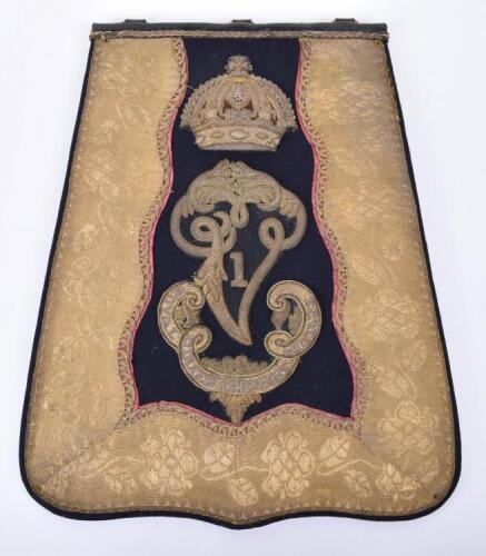 Royal Gloucestershire Hussars Officers Full Dress Sabretache, c 1845