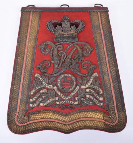 Victorian 3rd (Kings Own) Hussars Officers Sabretache 1861-1902