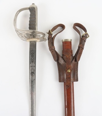 Good GVR 1827 Pattern Rifle Officers Sword by Wilkinson No.51509