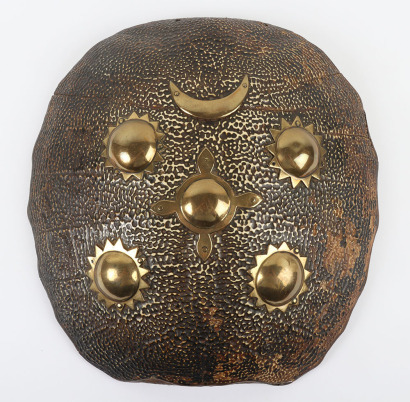 ^ Small Indian Shield Dhal Made From the Shell of a Turtle, c.1900