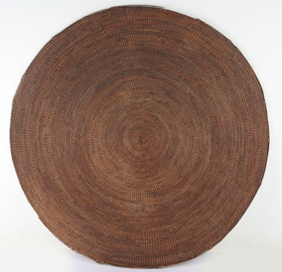 Scarce South East Asian Circular Wicker Shield