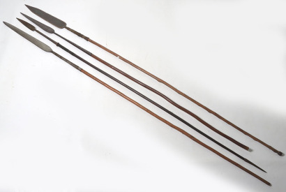 4 Assorted Slender North African Spears