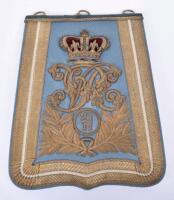 Victorian 21st Hussars Officers Sabretache Attributed to Sir Hugh Bateman Protheroe Smith OBE