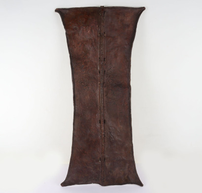 African Turkana Tribal Hide Shield