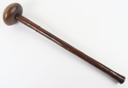 Unusual Zulu Wooden Knobkerry