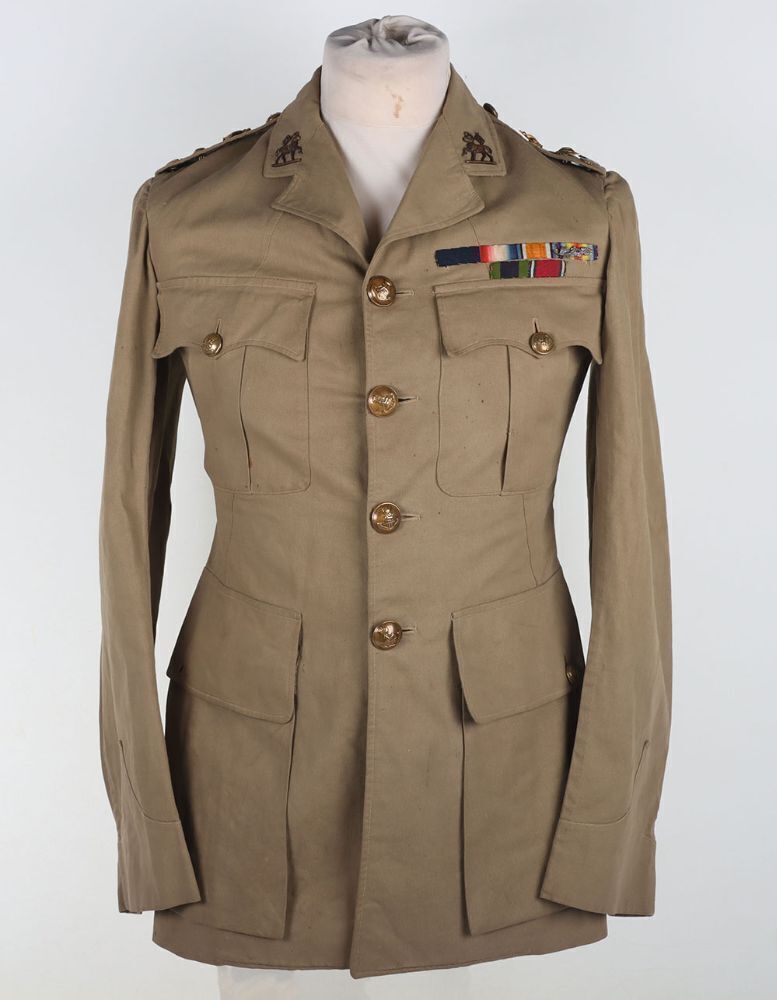 Queens Regiment Lieutenant Colonels Khaki Drill Officers Service Dress ...