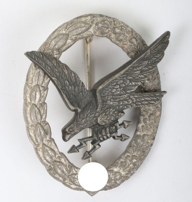 Luftwaffe Radio Operator / Air Gunners Qualification Badge by Rudolf Souval,