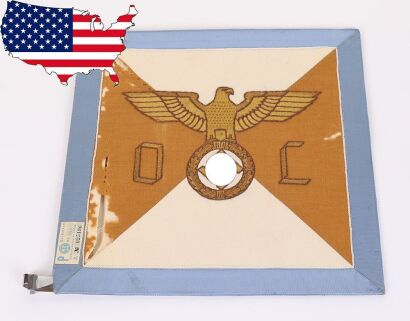 Third Reich NSDAP Political Leaders Ortsgruppe Car Flag