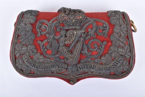 Victorian 8th Kings Royal Irish Light Dragoons Hussars Officers Full Dress Pouch 1837-55