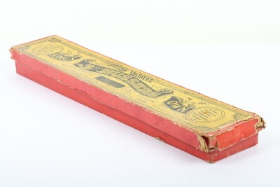 Britains boxed set 13, 3rd Hussars (The King&rsquo;s Own), second version with Officer, dated 12.2.1903 - 3