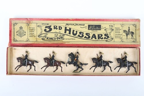 Britains boxed set 13, 3rd Hussars (The King&rsquo;s Own), third version circa 1910