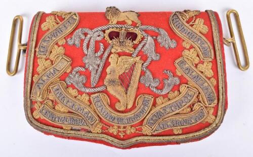 Victorian 8th Kings Royal Irish Hussars Officers Full Dress Pouch