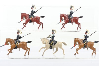 Rare Britains set 100, 21st Lancers in Full dress, first and second version 1903 - 2