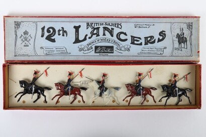 Britains boxed set 128, 12th Royal Lancers (Prince of Wales&rsquo;s), undated second version 1925