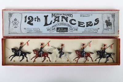 Britains boxed set 128, 12th Royal Lancers (Prince of Wales&rsquo;s), undated second version 1925