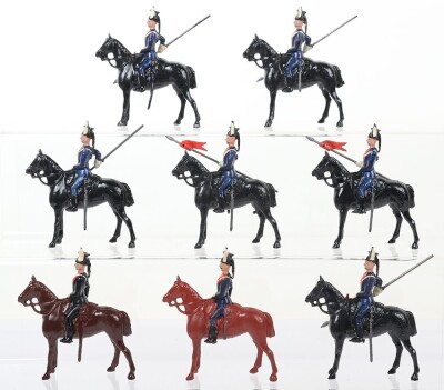 Britains second-grade 9th Lancers at the halt - 2