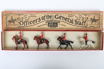 Britains boxed set 201 Officers of the General Staff, 1930s