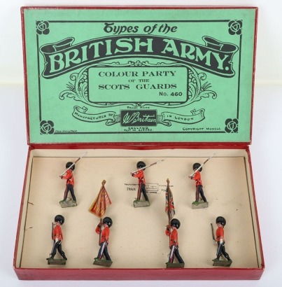 Britains boxed set 460, Colour Party of the Scots Guards, 1935-41