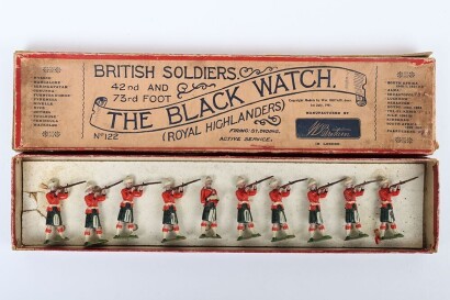 Britains boxed set 122, The Black Watch, first version 1901