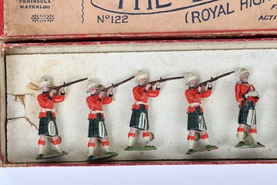 Britains boxed set 122, The Black Watch, first version 1901 - 2